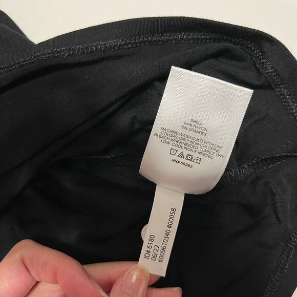 Express Off The Shoulder Top Black Size Xs Stretchy Lightweight Classic Soft - Picture 7 of 8